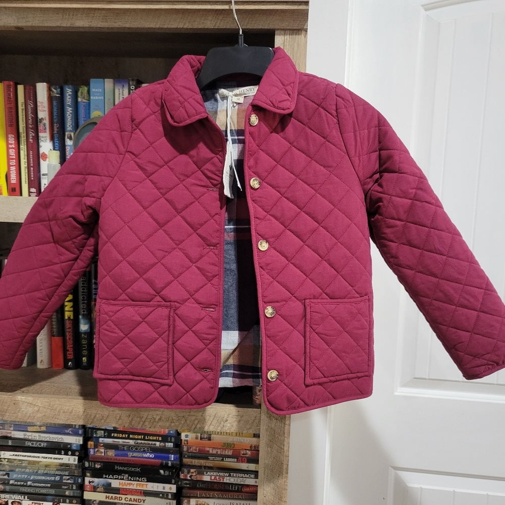 Girls M Hope and Henry quilted jacket